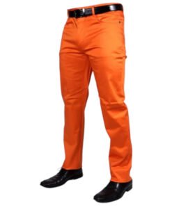 Orange men's jeans Prestige original orange Jeans for men classic fit stretch material