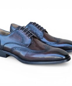 Brown Lace Up Shoe Wingtip Derby KS509-43