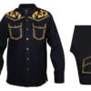 Prestige Black Jeans Denim Set Shirt/Pants CSL570