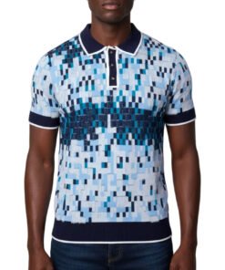 Prestige Blue Men's Short Sleeves Polo Shirt Style No: CMK-6012