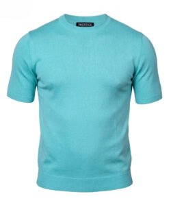 Prestige Teal Crew Neck Short Sleeve T-Shirt CMK-650