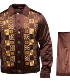 Prestige Brown Velvet Men's Luxury Set CSL-557
