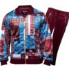 Prestige Burgundy Jogger Set JGS-566