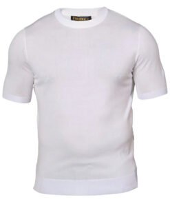 Prestige Cream Crew Neck Short Sleeve T-Shirt CMK-650