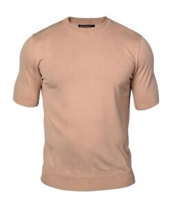 Prestige Tan Crew Neck Short Sleeve T-Shirt CMK-650